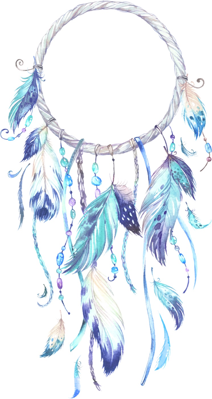 Dreamcatcher Watercolor Feathers — lavender Kindle skin