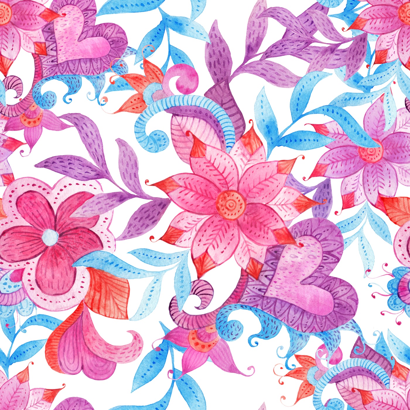 Fantasy Floral Watercolor — floral Samsung Galaxy skin