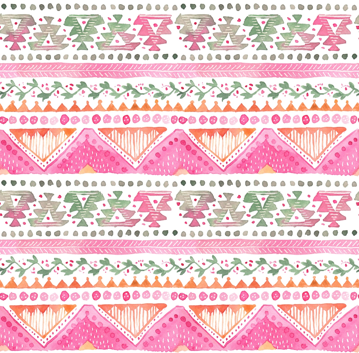 Boho Watercolor Dream — sage green iPhone skin