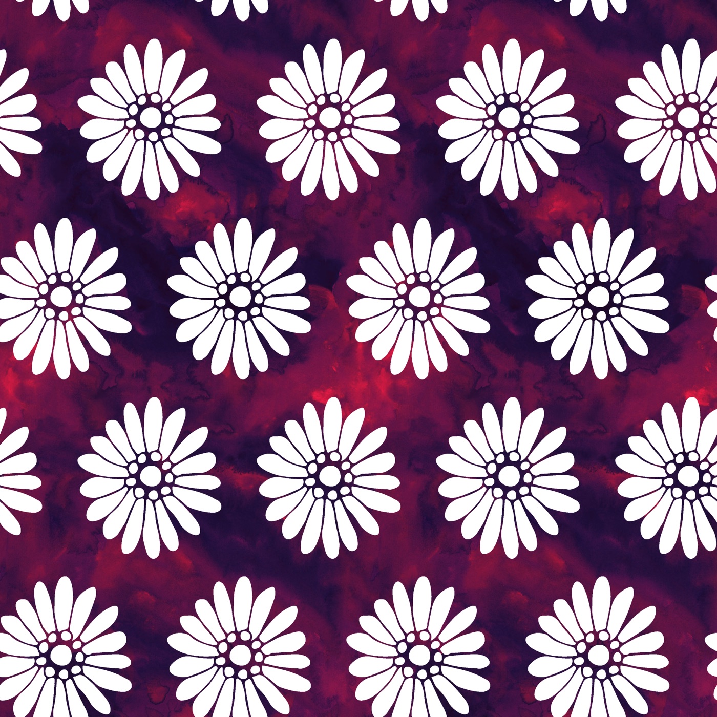 Grunge Floral Bloom — floral MacBook skin