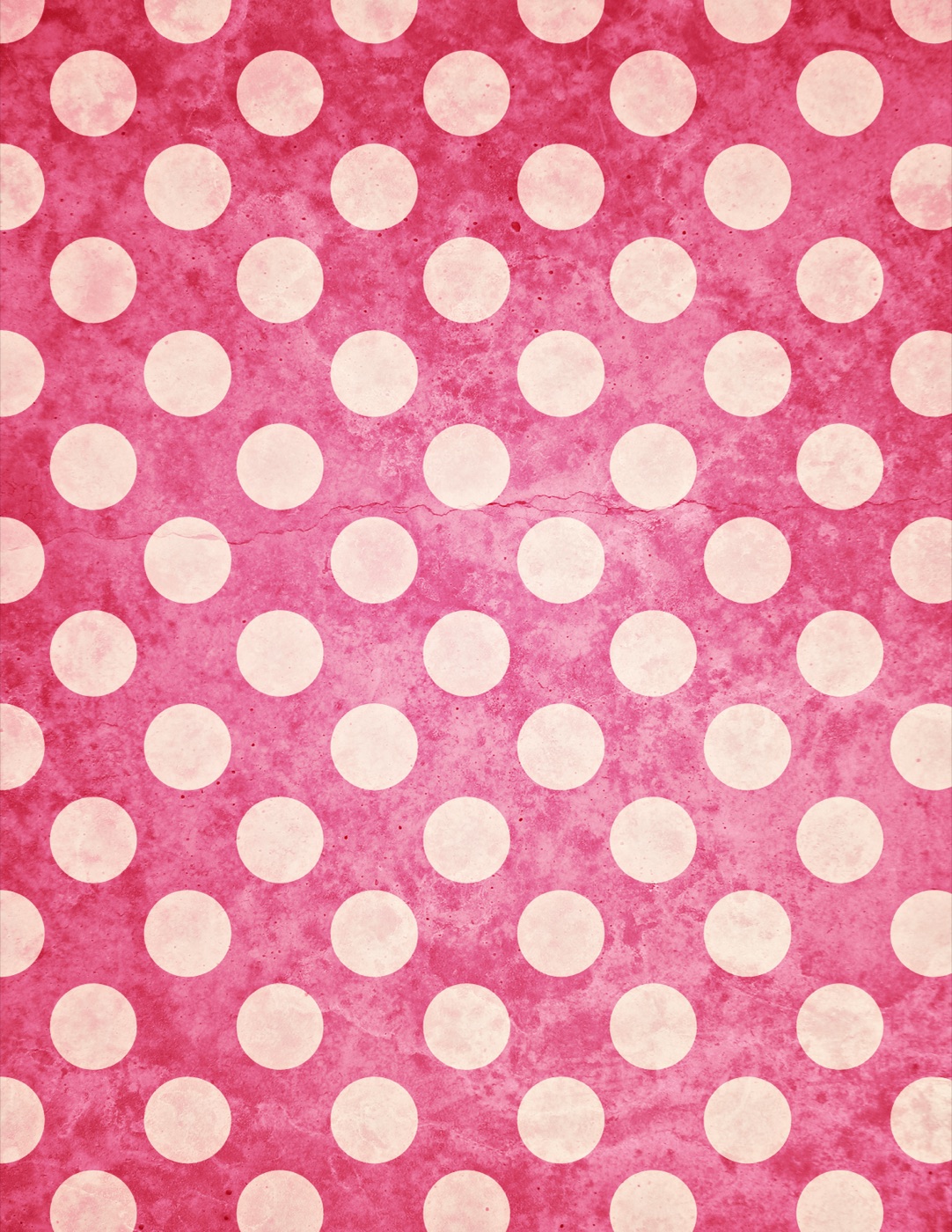 Grungy Pink Polka — retro Nintendo Switch skin