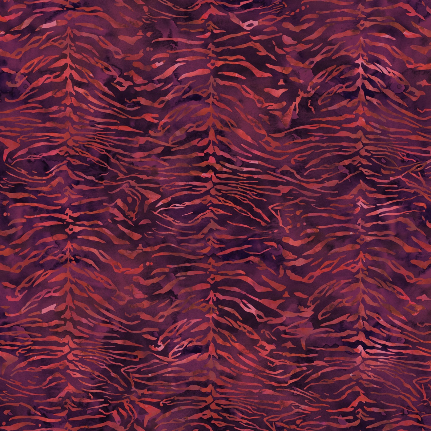 Watercolor Tiger Stripes — burgundy iPhone skin