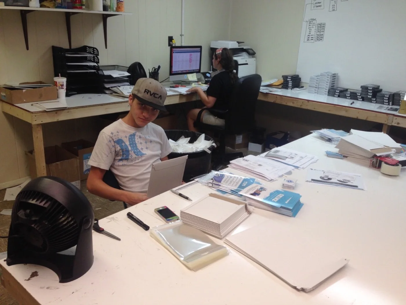 Packing orders in the early days