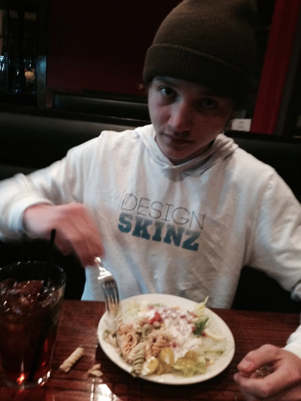 Back when I first started DesignSkinz, here he is repping one of our hoodies.
