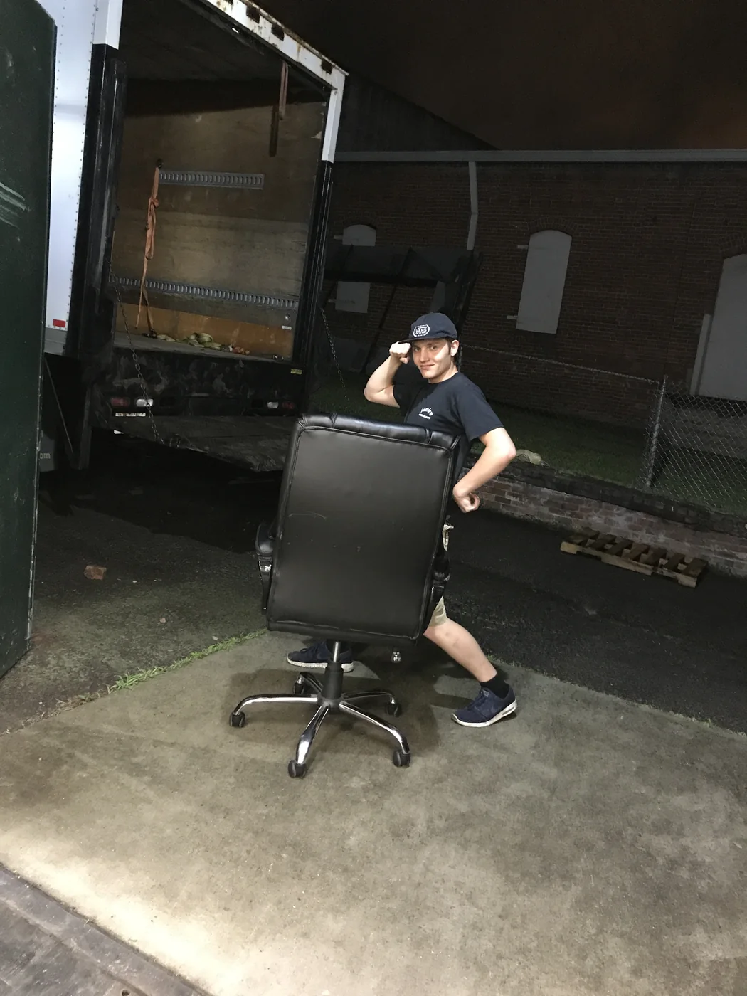 The first day I moved back to Danville, he was the first to help unload the truck.